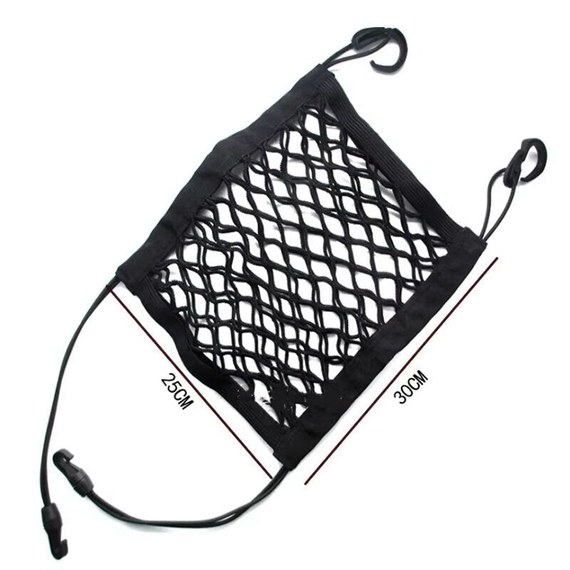 Stravion MeshGuard – Dog Car Barrier with Elastic Mesh & Storage Pockets - Stravion
