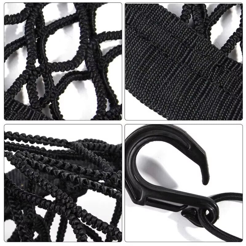 Stravion MeshGuard – Dog Car Barrier with Elastic Mesh & Storage Pockets - Stravion